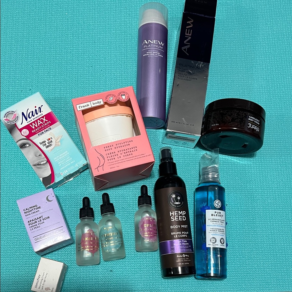 Beauty skincare bundle of items
